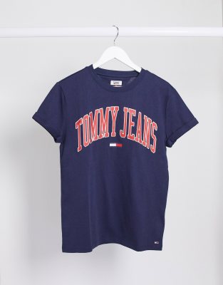 Tommy Jeans Collegiate Logo T-shirt in 