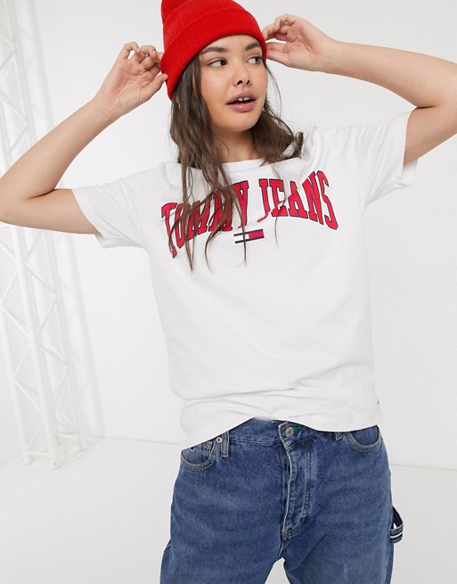 Tommy Jeans collegiate logo t-shirt