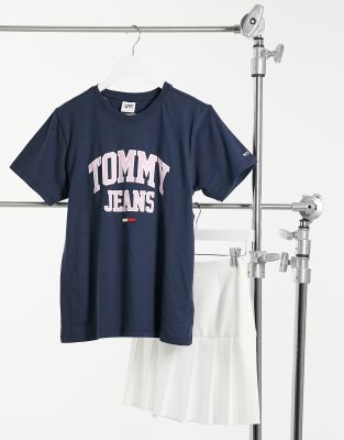 tommy jeans collegiate sweatshirt navy