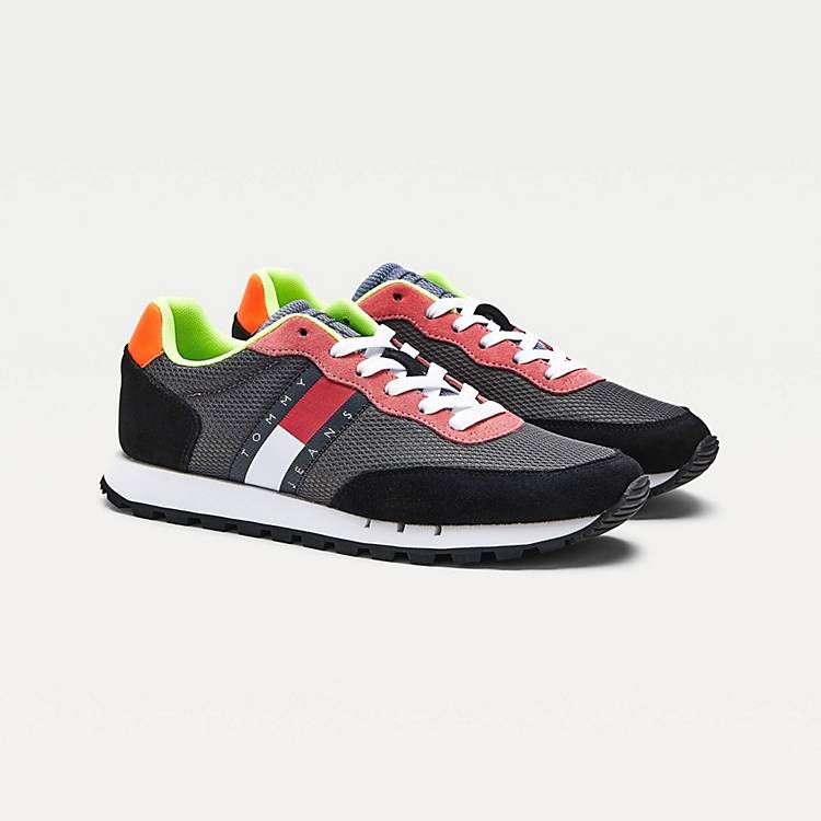 Tommy Jeans colorblock running sneakers in multi