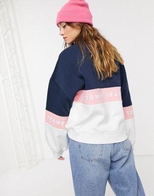 tommy jeans color block