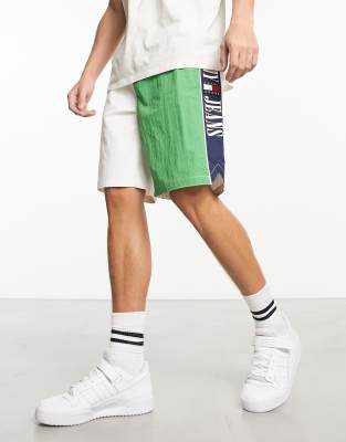 Tommy Jeans Tommy Jeans colourblock shorts in multi