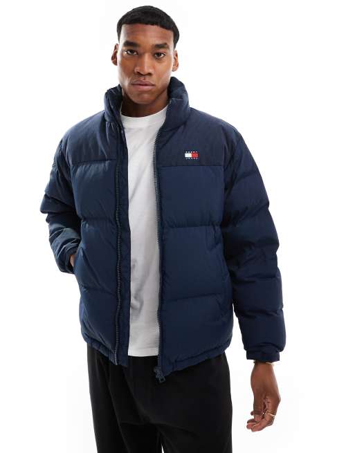 Tommy Jeans Corduroy Alaska Puffer Jacket in Blue ASOS