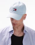 [Tommy Jeans] Tommy Jeans core flag cap in light blue One Size Slushy Ice