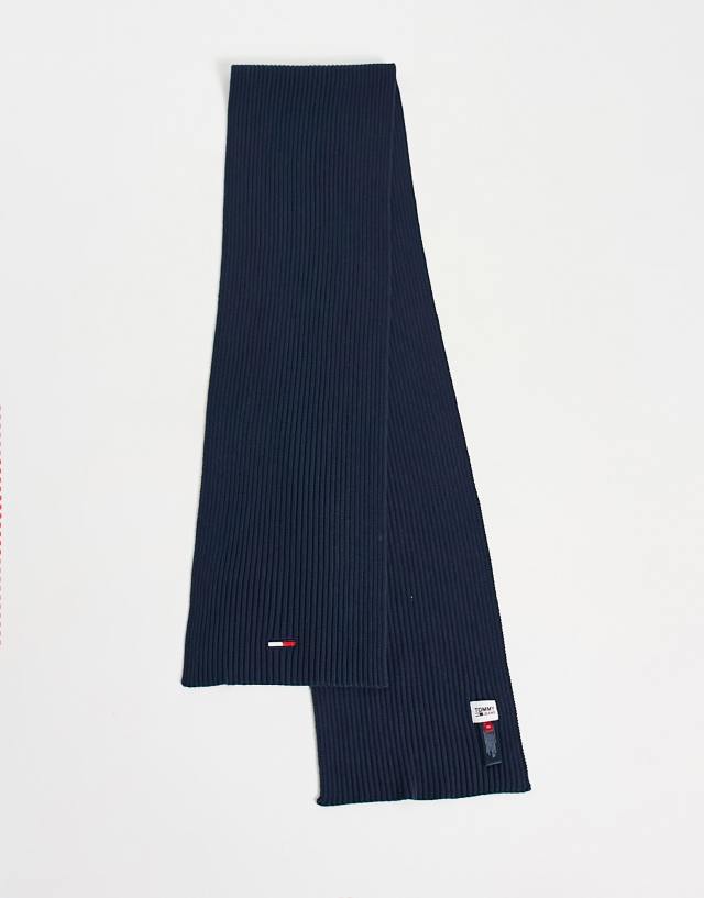 Tommy Jeans core flag scarf in blue