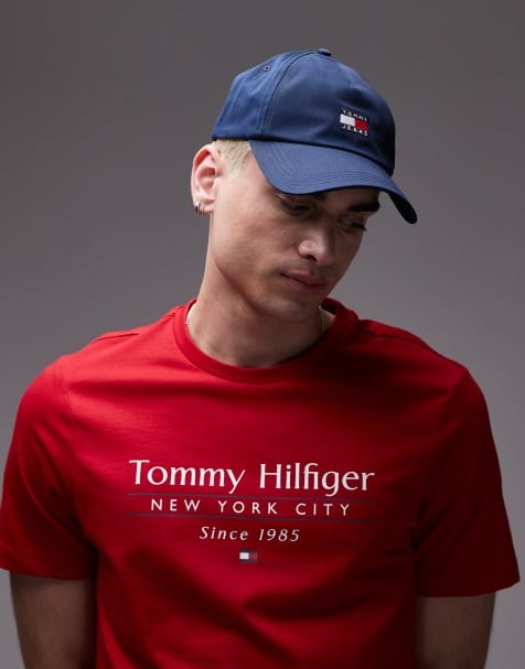 Tommy Jeans – Core – Granatowa czapka z daszkiem i logo z flagą - view 1