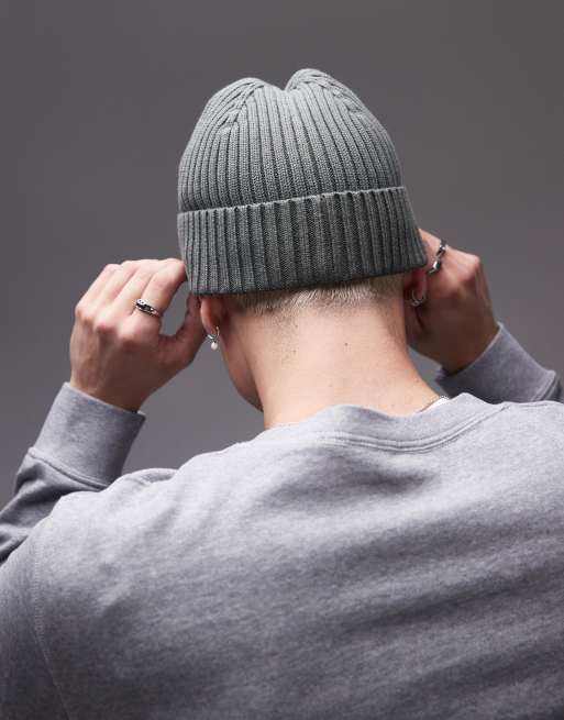 Tommy Jeans – Core – Szara czapka beanie, 3 z 3