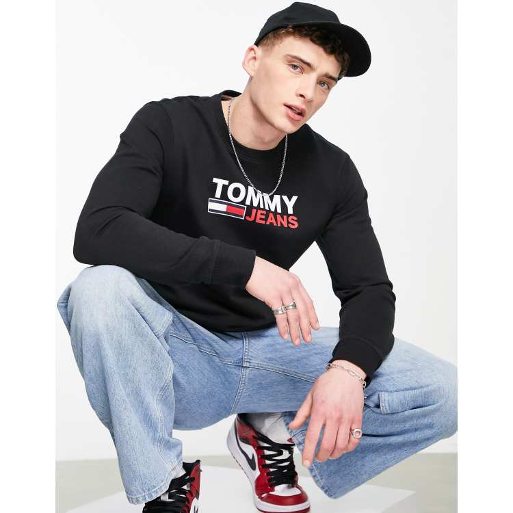 Tommy jeans corp logo cheap pullover hoodie