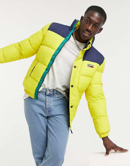 Yellow best sale tommy puffer