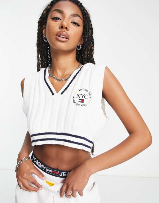 Tommy store cropped jumper