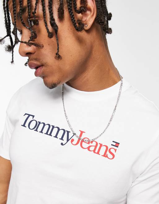 Tommy jeans multi store logo t shirt