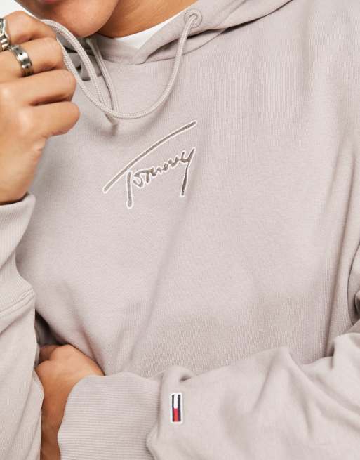 Tommy jeans hotsell signature hoodie sweatshirt