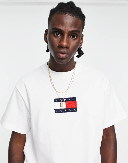 Tommy Jeans Cozy capsule Exclusive to Asos sherpa flag heavy t