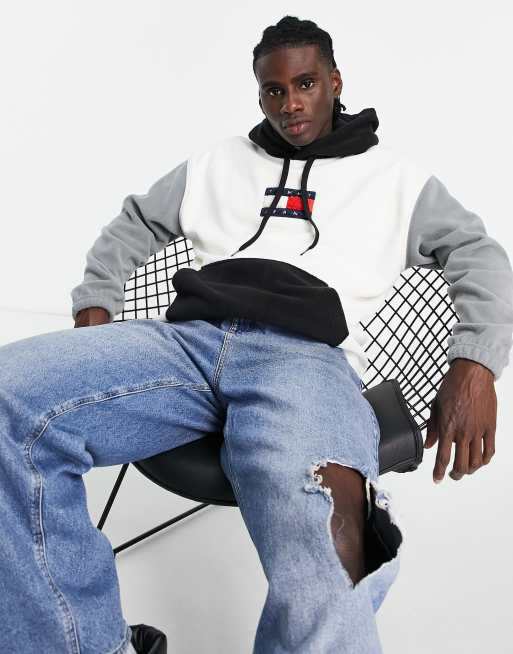 Tommy jeans 90s capsule colourblock clearance sweatshirt