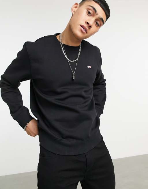 Tommy jeans classic on sale crew neck sweatshirt