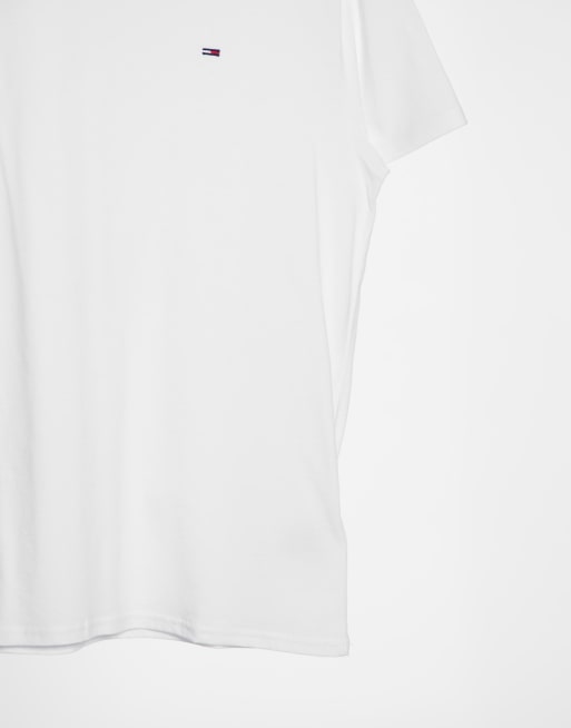 Tommy Jeans crew neck t-shirt in white, 4 of 4