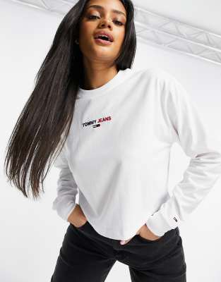 tommy jeans cropped shirt