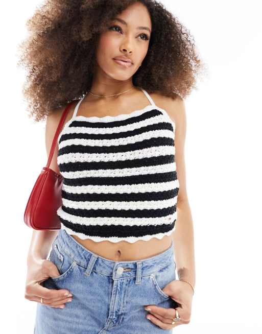 Tommy Jeans Crop Top in Multi