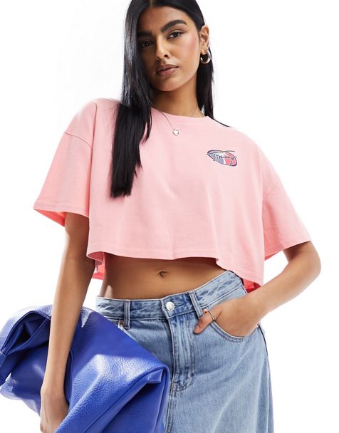 Hook-and-Eye V-Neck Crop Top  Tops fall, Tops, Forever21 tops