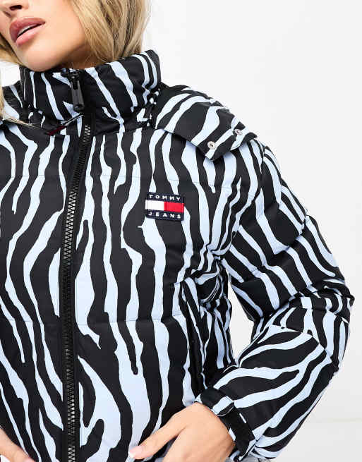 Padded Coat Tommy Jeans Rugby Stripe Puffer Jacket Tommy Jeans
