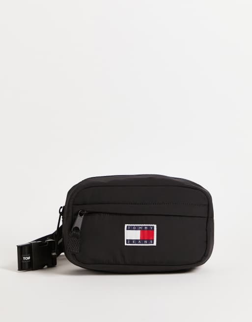 Tommy Jeans cross body bag in black ASOS