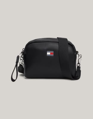 Tommy Jeans Crossover camera bag in black