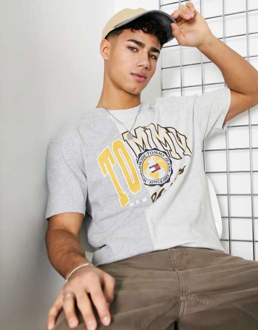 Tommy jeans college t hot sale shirt