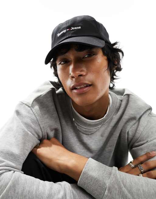Tommy Jeans – Czarna sportowa czapka z daszkiem