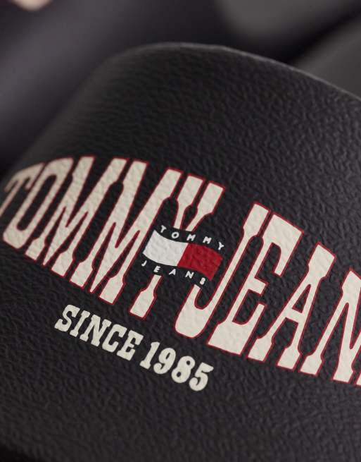 Tommy Jeans – Czarne klapki z logo, 2 z 4