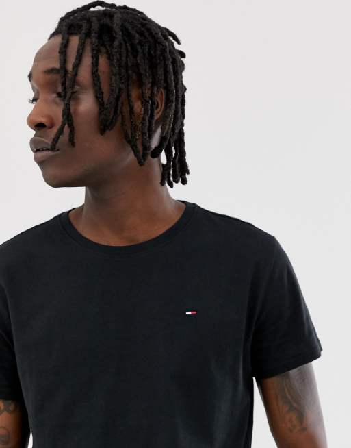 Tommy Jeans – Czarny t-shirt z okrągłym dekoltem, 3 z 4