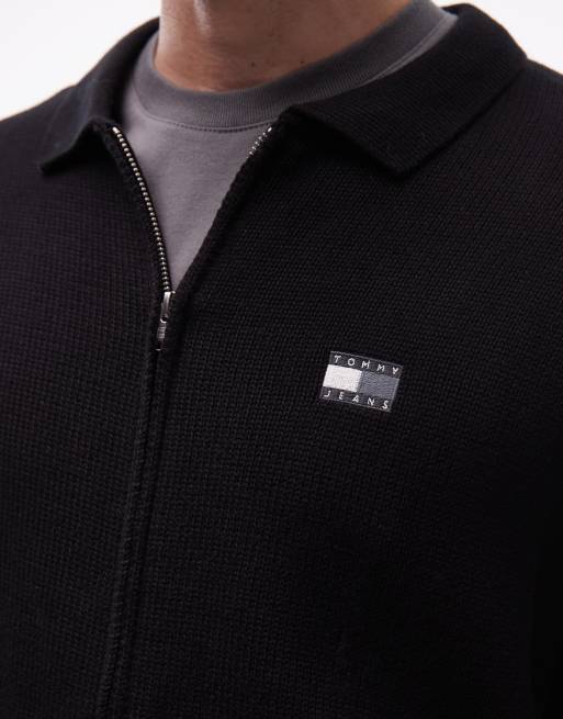 Tommy Jeans – Czarny zapinany na zamek kardigan, 5 z 5