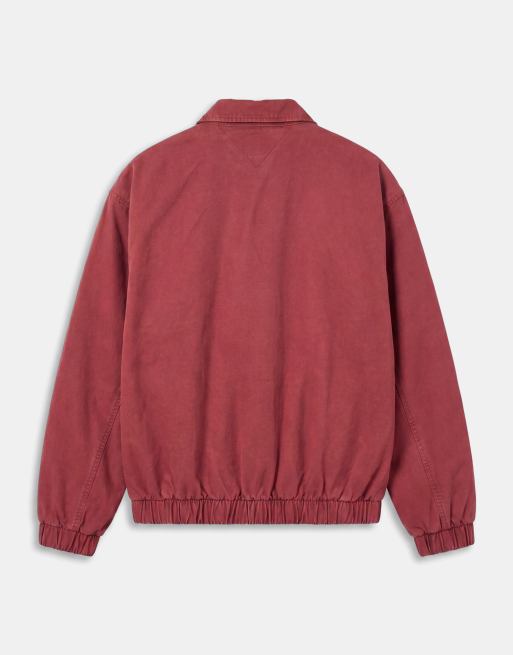 Tommy Jeans – Czerwona kurtka Harrington, 7 z 9