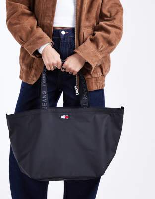 Tommy Jeans Daily Essentials Tote Bag In Blue