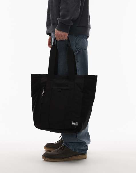 Tommy Jeans daily tote bag in black - view 2