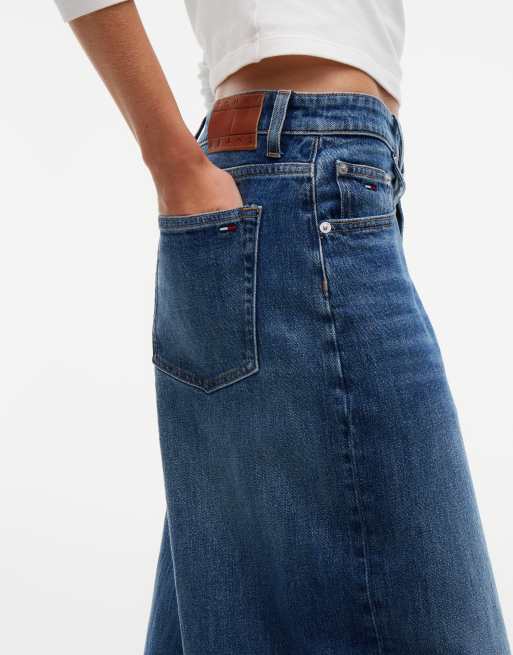 Tommy Jeans Daisy low rise loose fit jeans in dark wash, 5 of 5