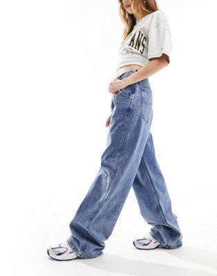 Tommy Jeans Daisy low waisted baggy jeans in mid wash