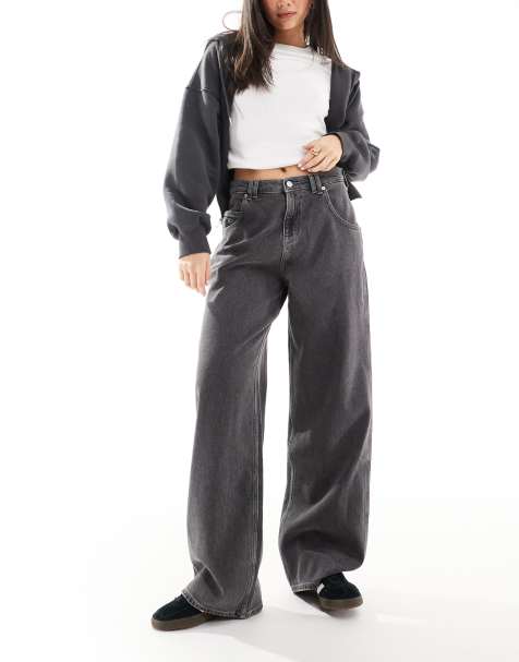 Tommy Jeans - Daisy - Posede og lavtaljede jeans i sort vask - view 1
