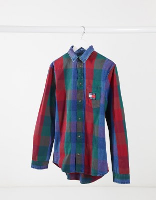 tommy jeans blue shirt