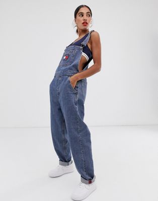 tommy jeans dungaree