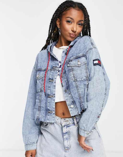 Tommy jeans store denim jacket womens