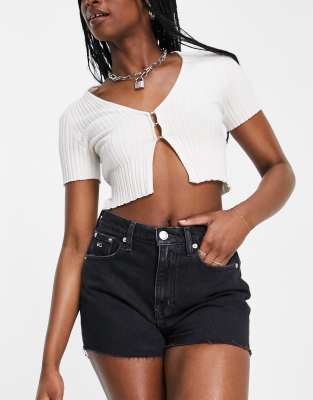 Tommy Jeans denim hot pant shorts in 