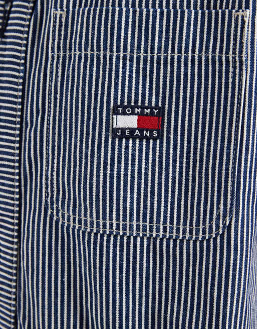 Tommy Jeans denim jacket in dark wash blue (part of a set), 5 of 5