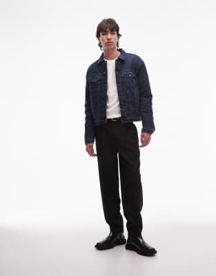 Tommy Jeans Denim Jacket With Teddy Lining In Blue