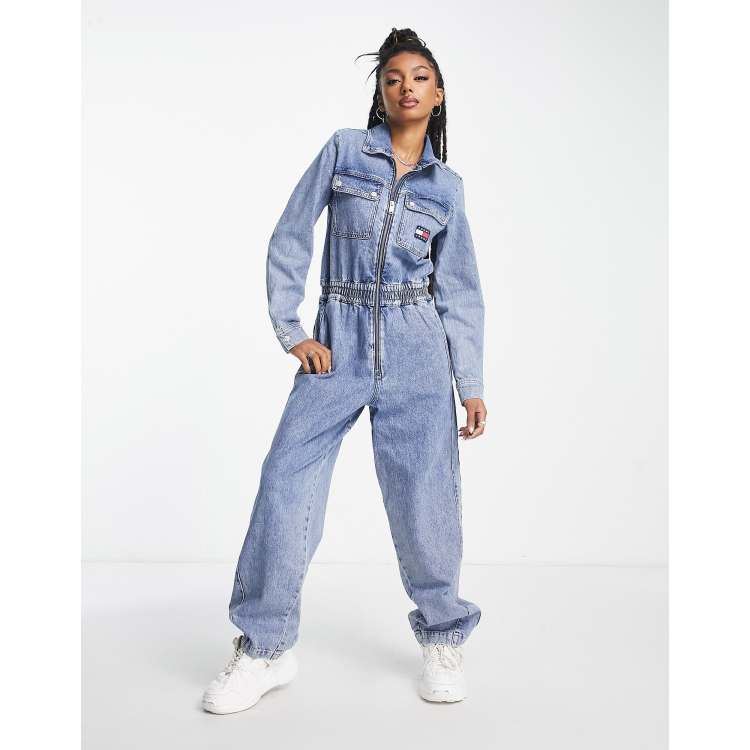 Tommy hilfiger on sale jeans jumpsuit