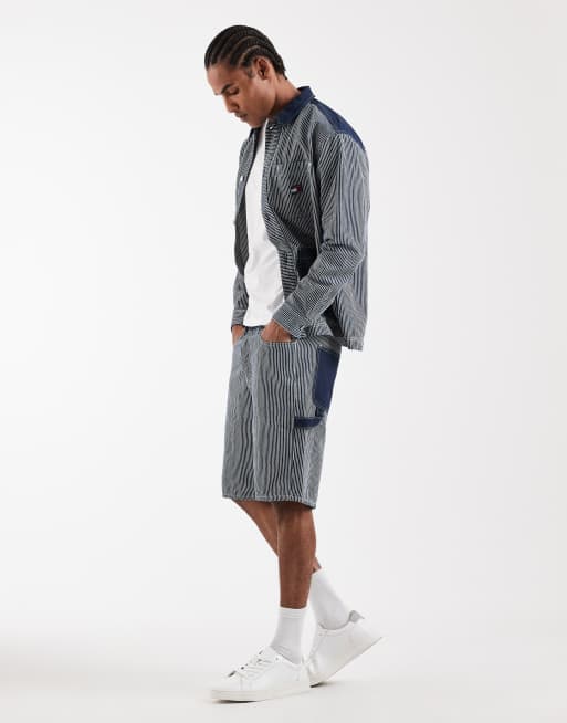 Tommy Jeans denim shorts in dark wash blue - part of a set, 3 of 5