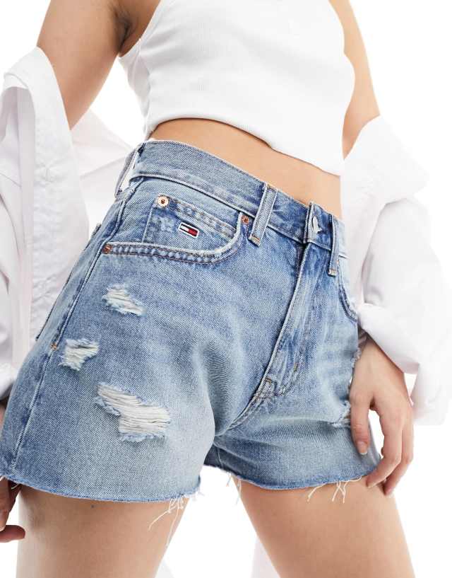 Tommy Jeans - denim shorts in light wash