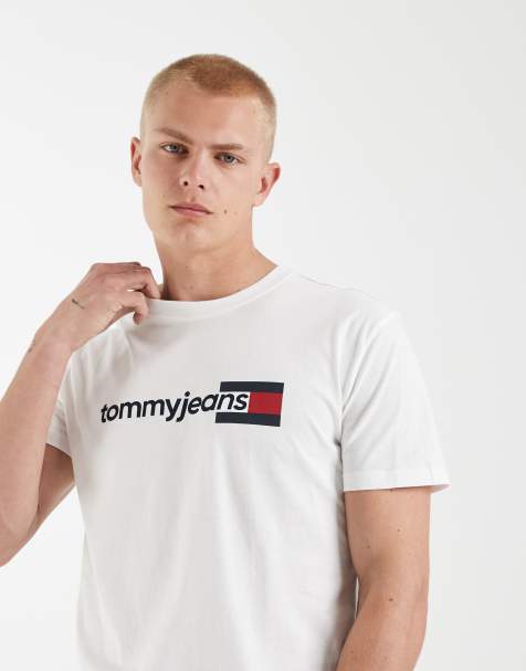Tommy Jeans – DNA – Biały T-shirt z logo - view 1