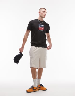 Tommy Jeans Dna Box T-shirt In Black