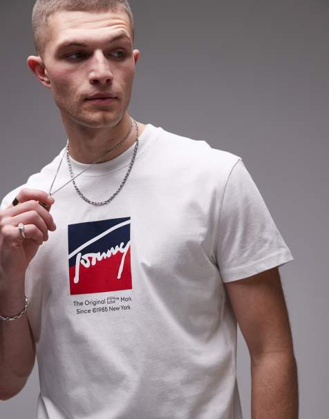 Tommy Jeans DNA box t-shirt in white - view 1