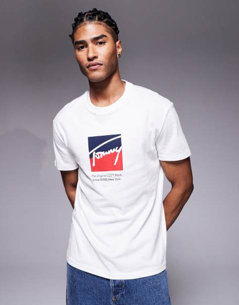 Tommy Jeans - DNA - T-shirt coupe carrée - Blanc - view 1